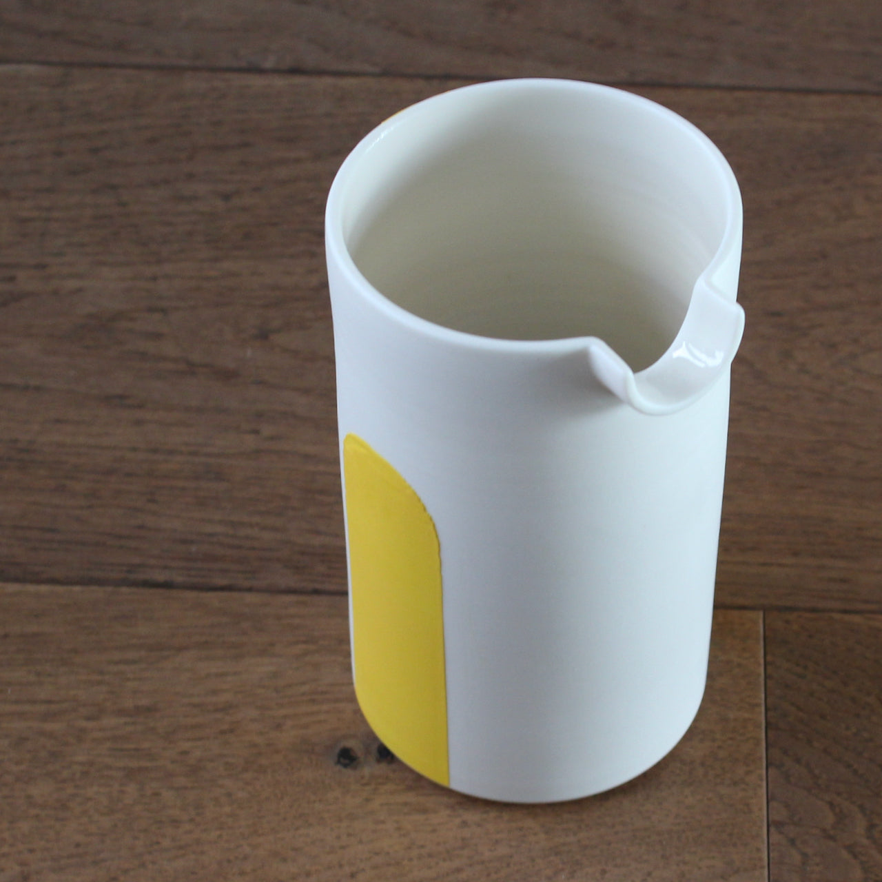 Kathryn Sherriff - By the Line Pottery - Tall Pourer (yellow)