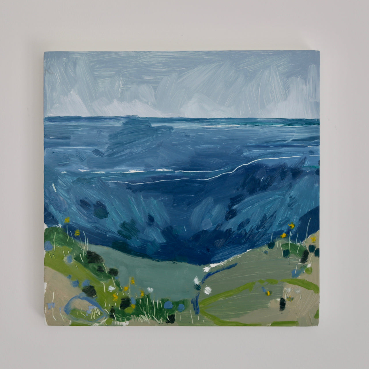 An abstract painting of Over Sharrow by Aimee Willcock