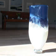 Benjamin Lintell Aegean vessel in blue at the Byre Gallery