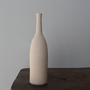 ivory coloured ceramic bottle by uk ceramic artist Lucy Burley