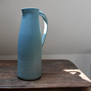 sky Blue tall ceramic jug made by Lucy Burley -