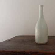 pale aqua coloured ceramic bottle by UK ceramic artist Lucy Burley
