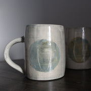 a pair of ceramic mugs by Kate Welton UK ceramicist