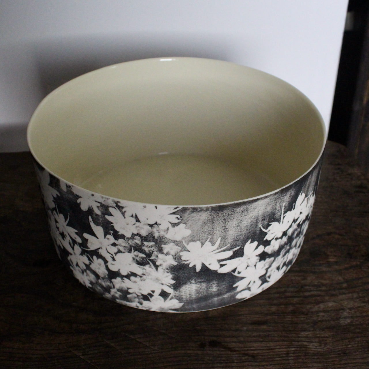 Heidi Harrington - Low Cylinder Cecily vessel, primrose tint glaze