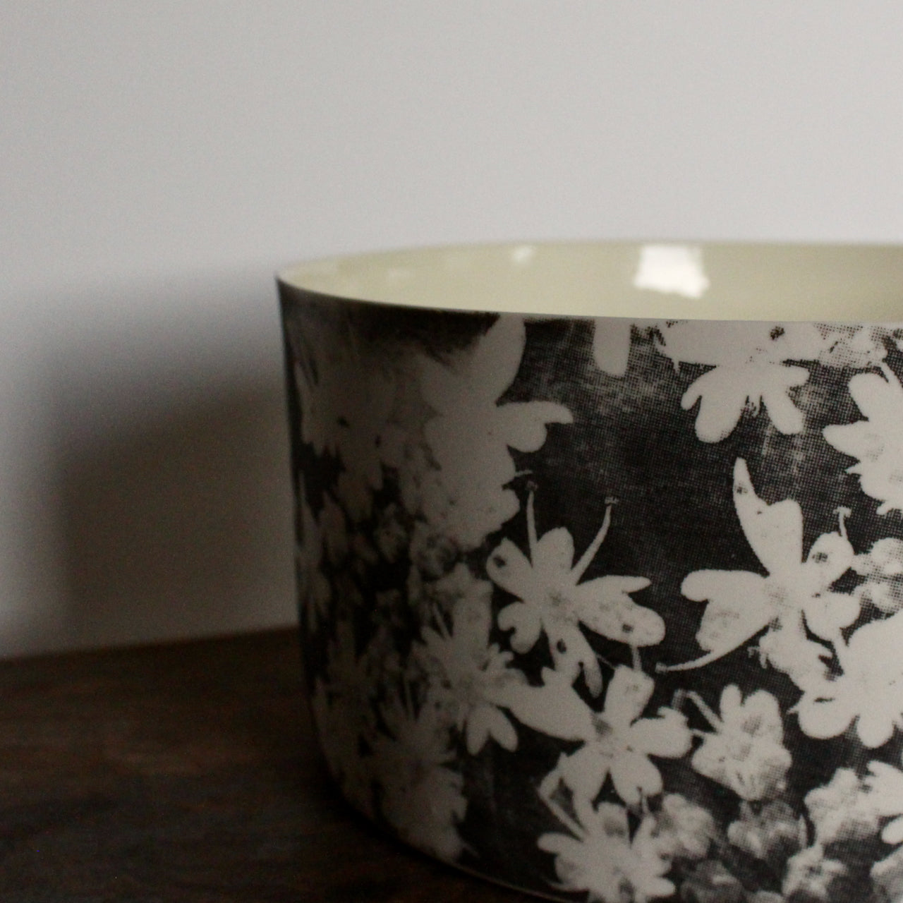 Heidi Harrington - Low Cylinder Cecily vessel, primrose tint glaze
