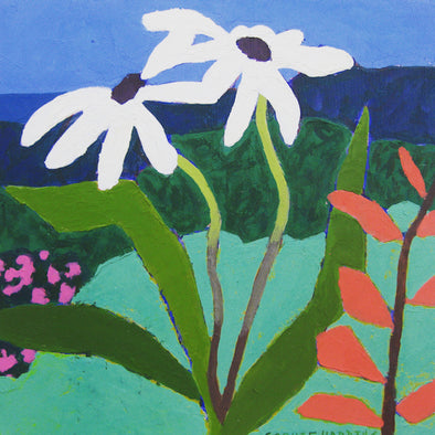 Sophie Harding Wildflowers, acrylic on board, 2020 The Byre Gallery