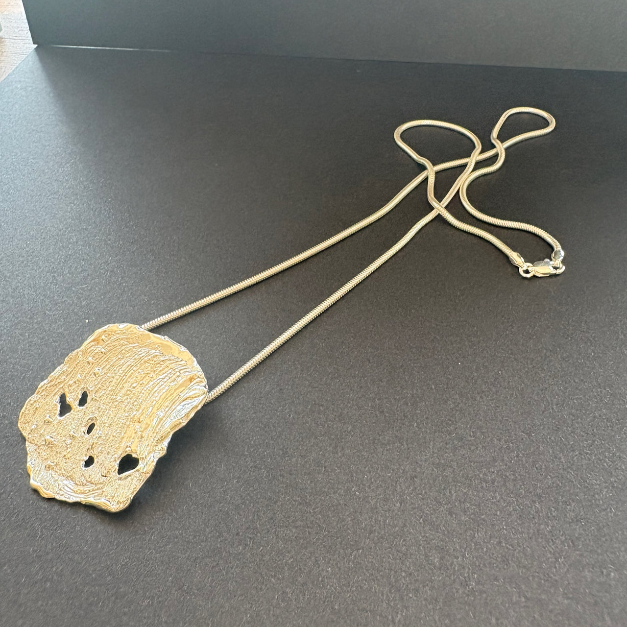 Val Muddyman - Waveform Statement Pendant with Holes