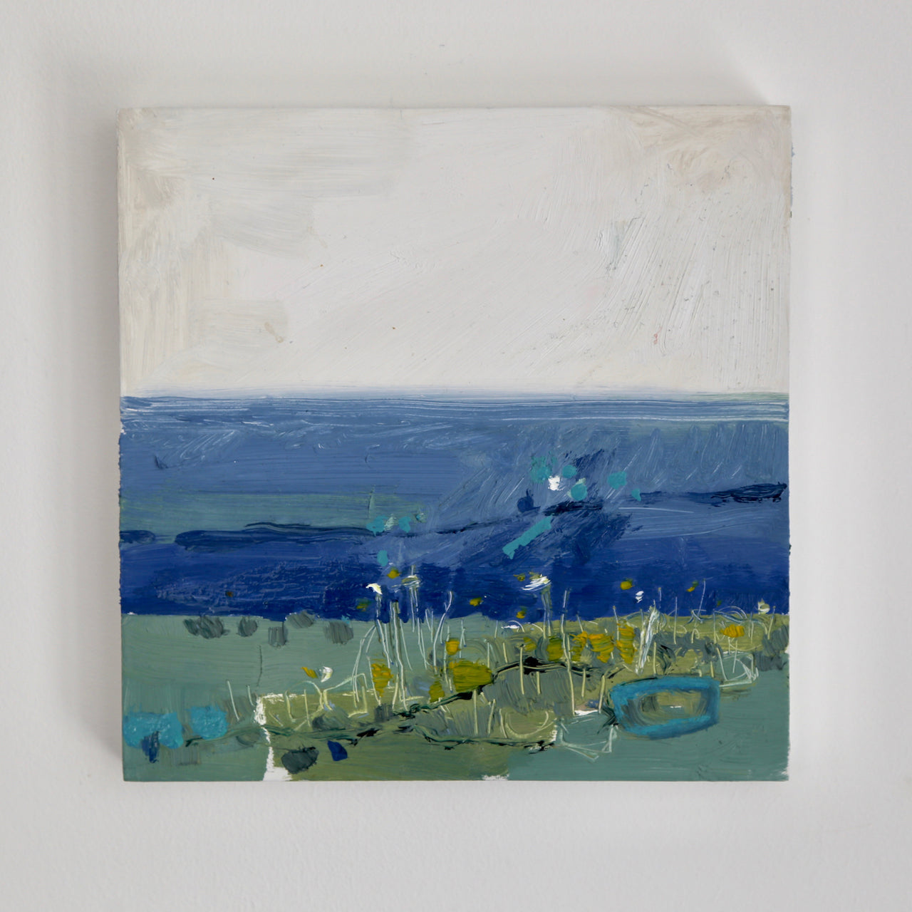 An abstract painting of Bay View by Aimee Willcock