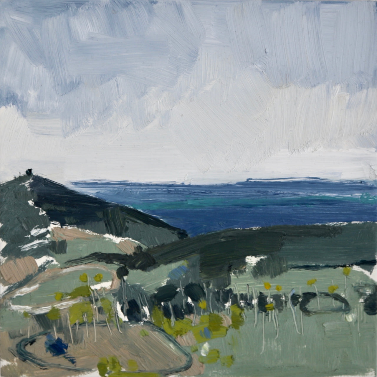 An abstract painting of Chapel View by Aimee Willcock