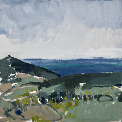 An abstract painting of Chapel View by Aimee Willcock