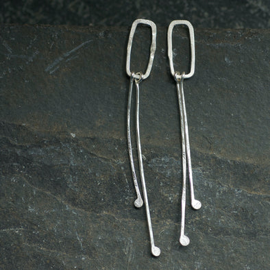 Lucy Spink - Synthesis simple drop earrings