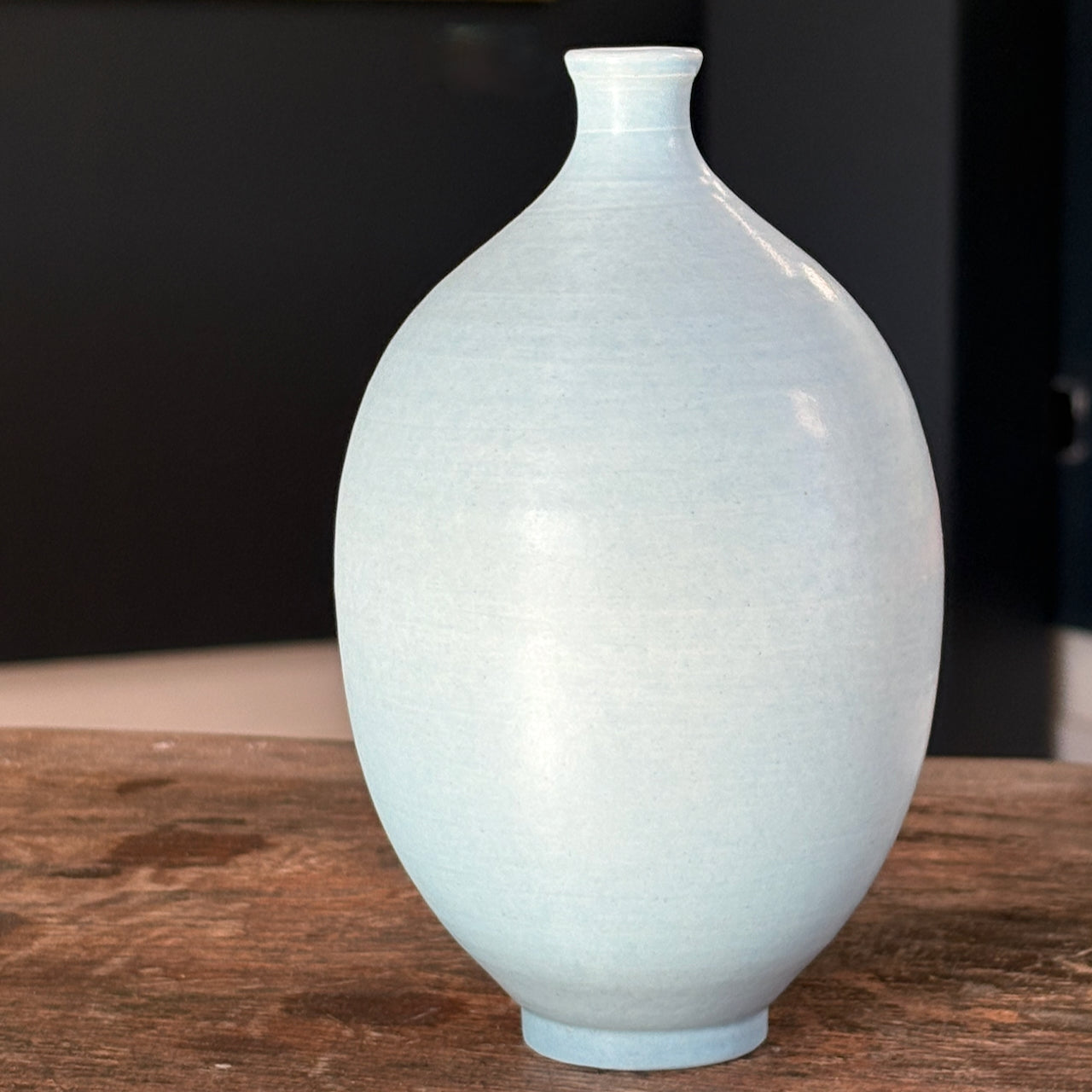 Lucy Burley - China Blue Oval Vase