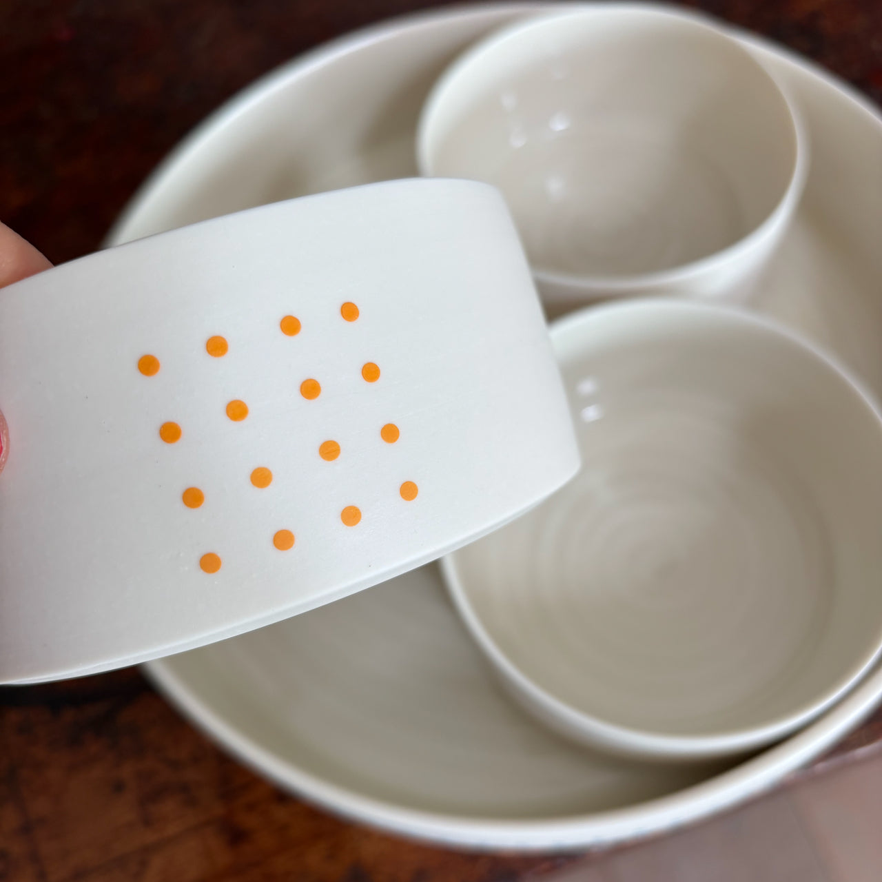 Kathryn Sherriff - By the Line Pottery - Nesting Set, Four Bowls