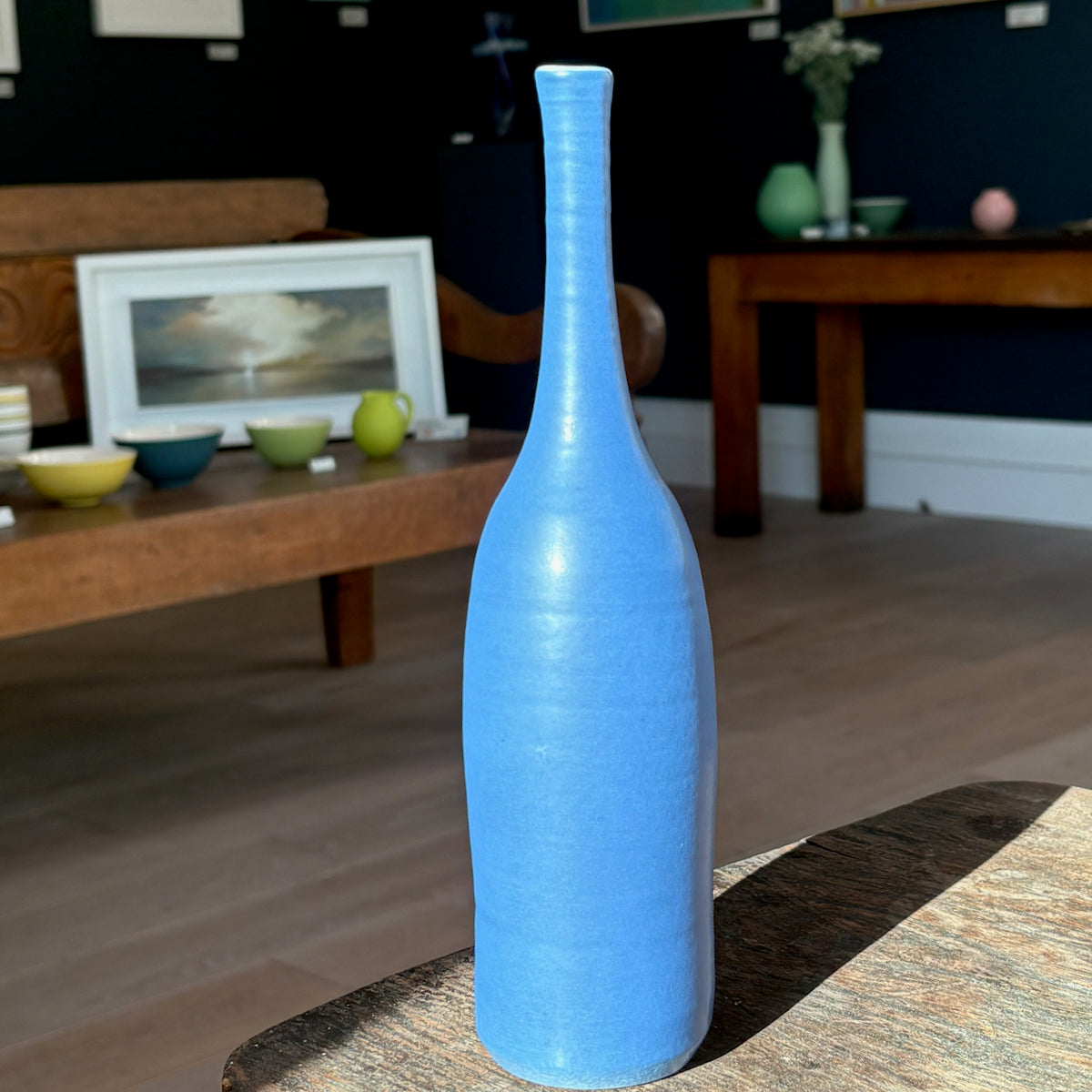 Lucy Burley -   Sea Blue Bottle