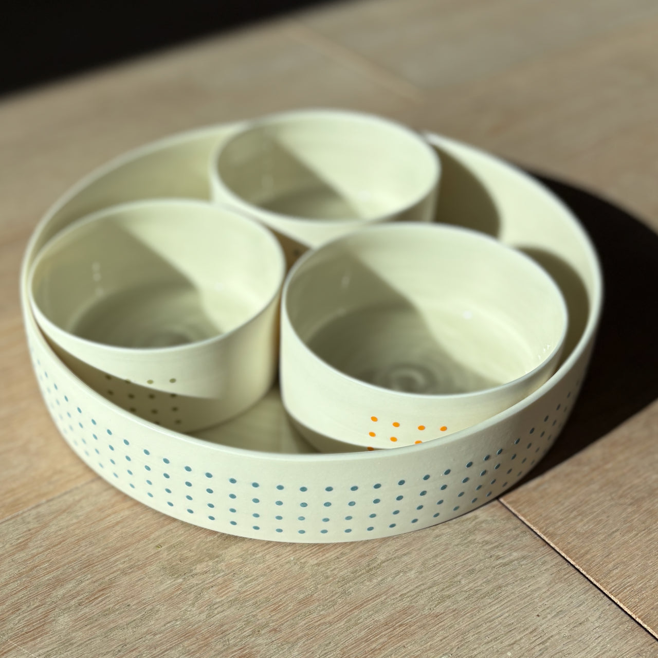 Kathryn Sherriff - By the Line Pottery - Nesting Set, Four Bowls