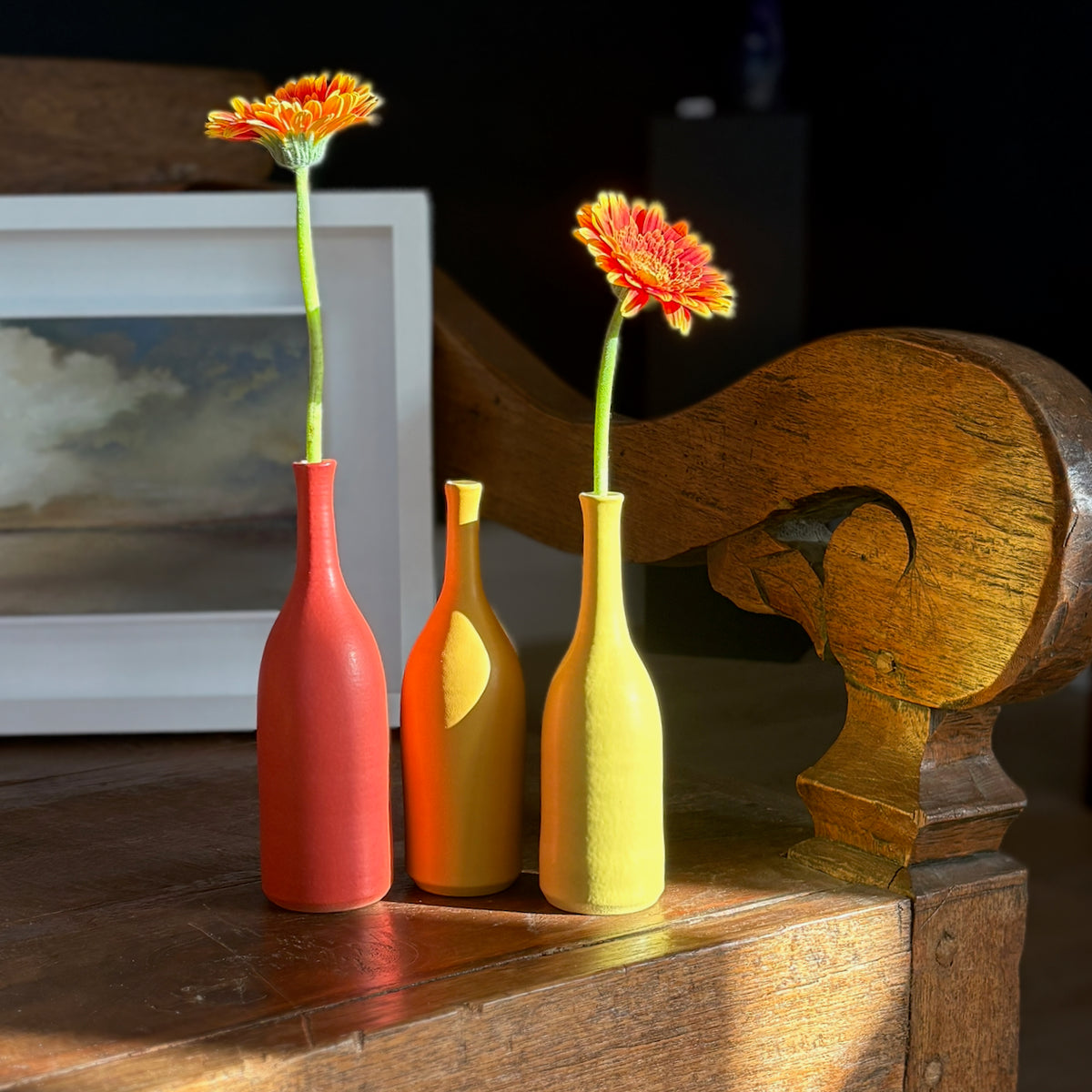 Lucy Burley -   Warm Yellow Bottle
