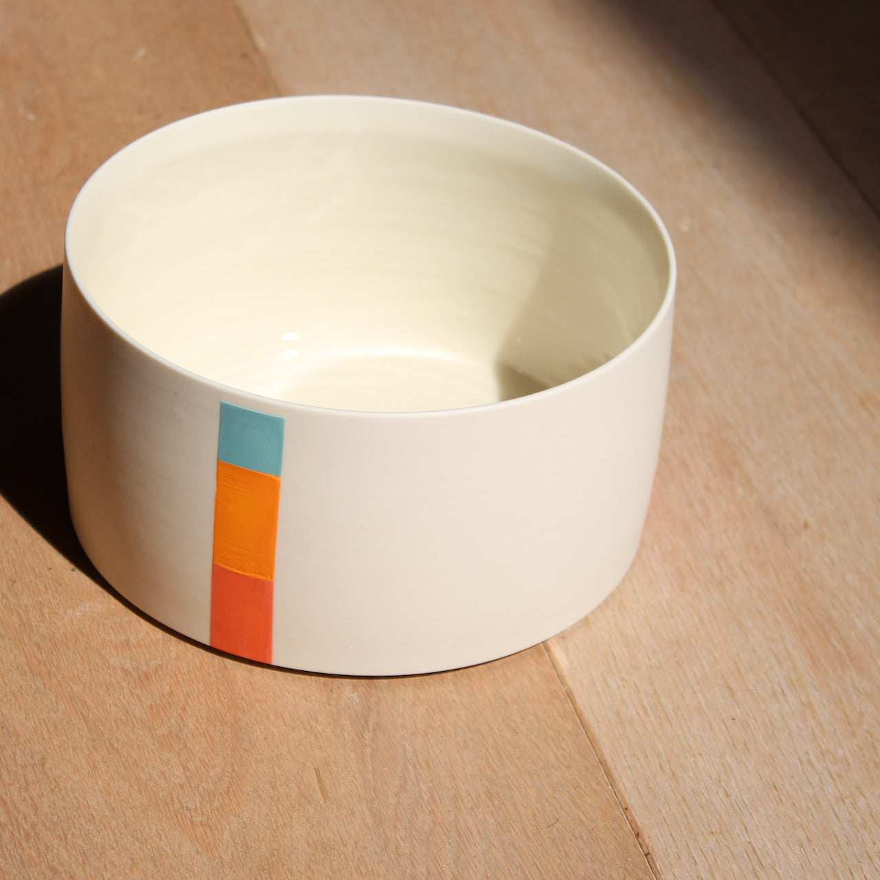 Kathryn Sherriff - By the Line Pottery - Porcelain Deep Serving Dish