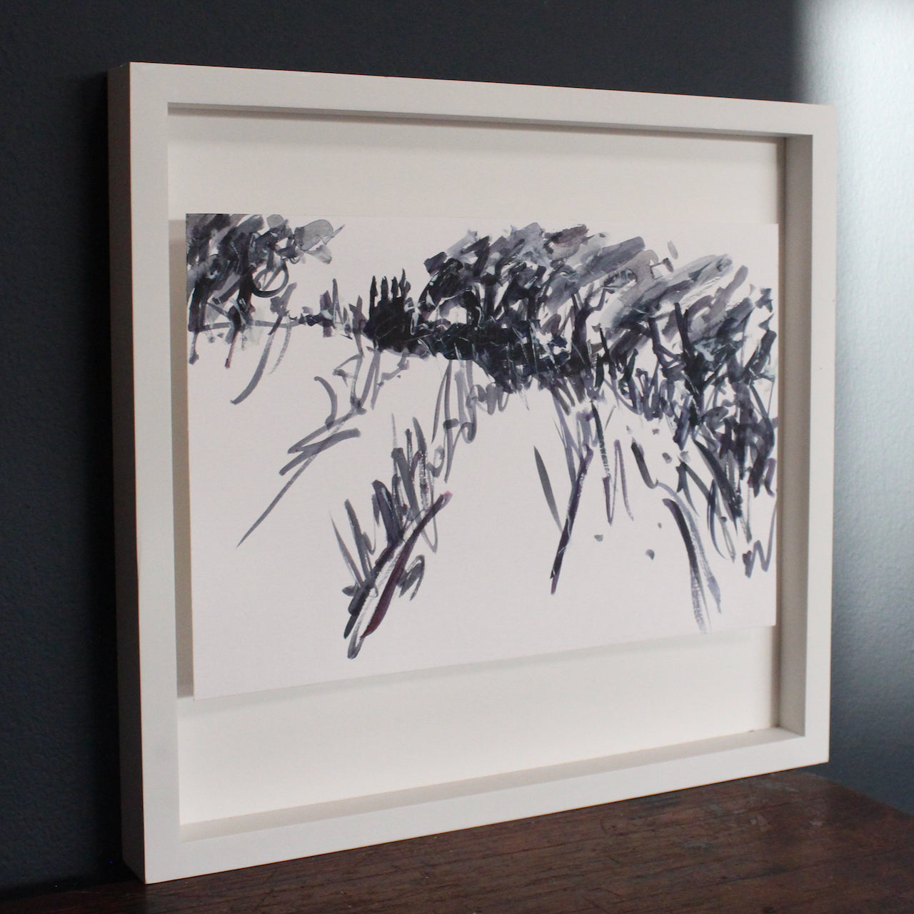 ink drawing by Jill Hudson of Mount Edgcumbe house in Cornwall