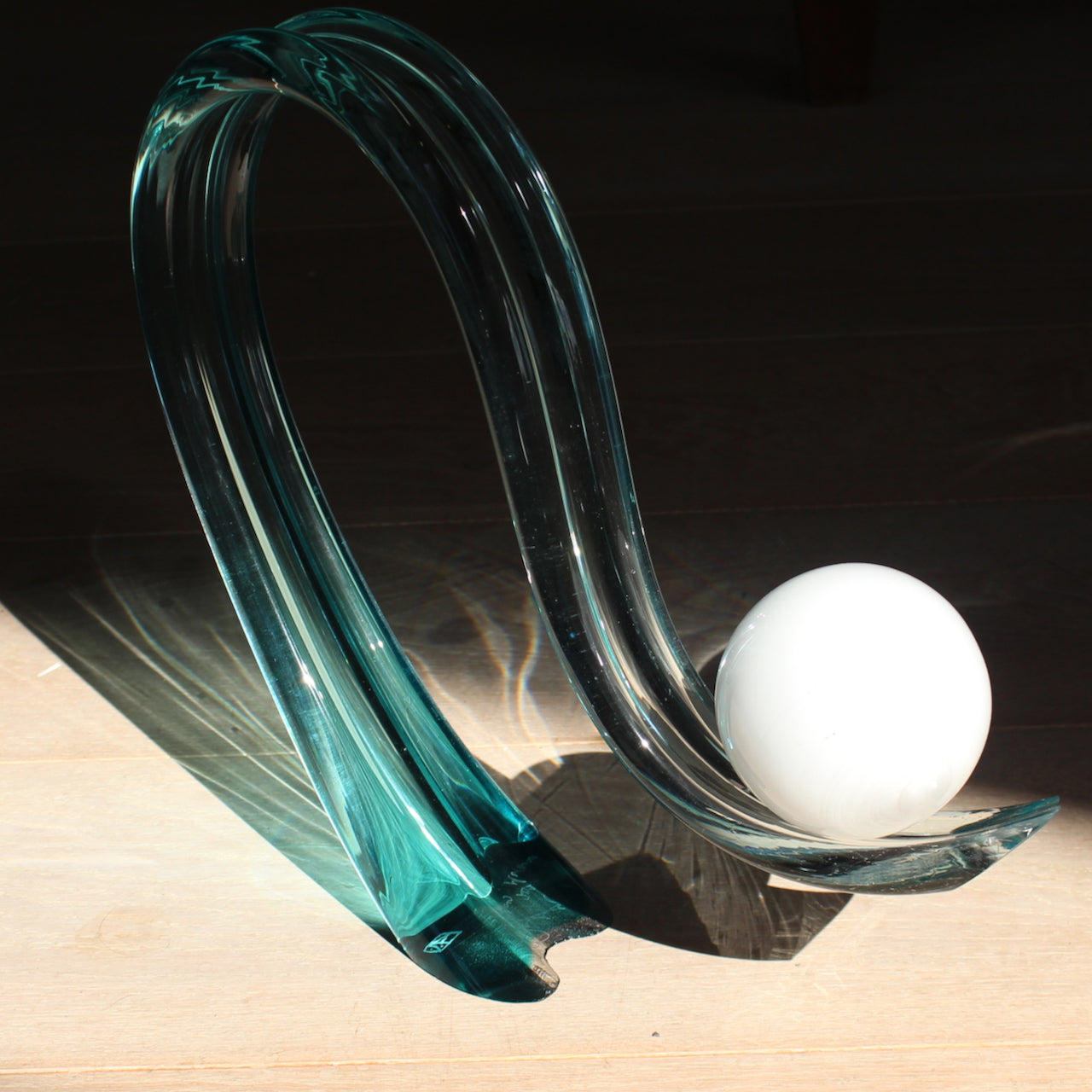 Benjamin Lintell - 'In Balance' glass sculpture