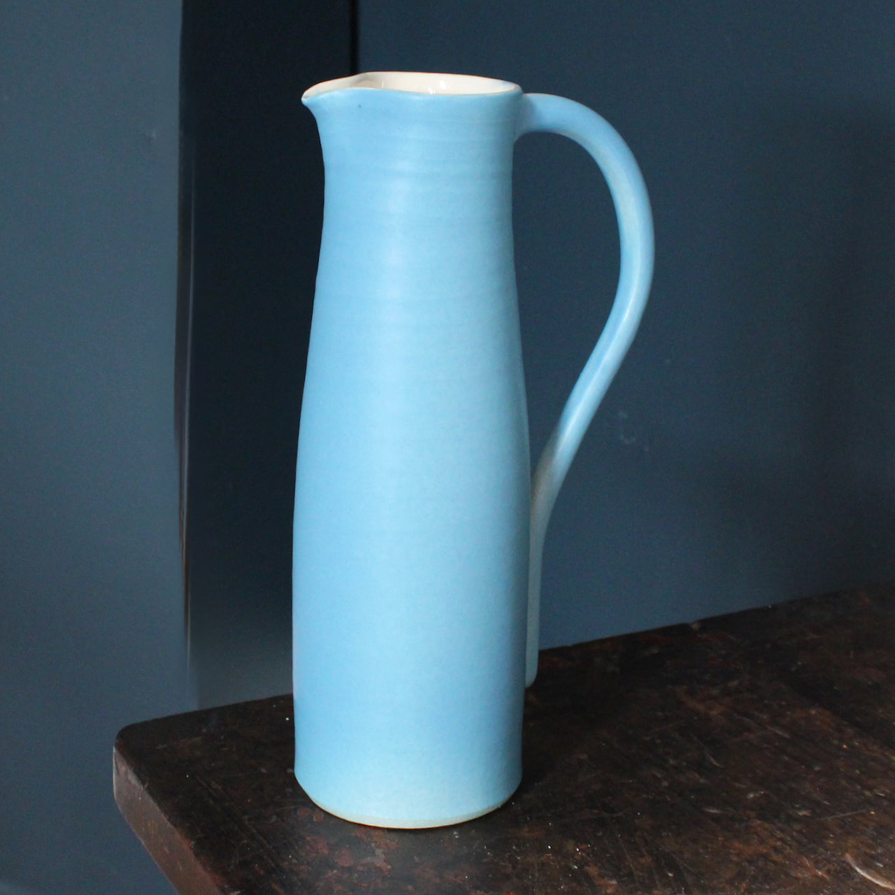 Lucy Burley -  Bluebell Blue Tall Jug
