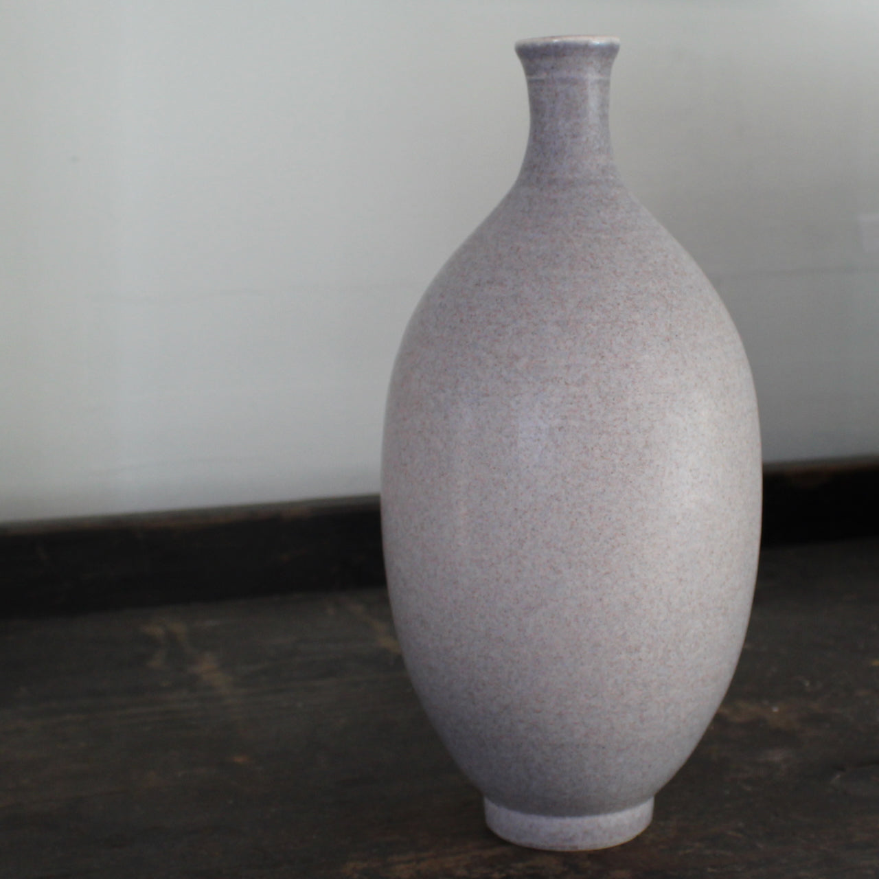 Lucy Burley - Pebble Grey Oval Vase
