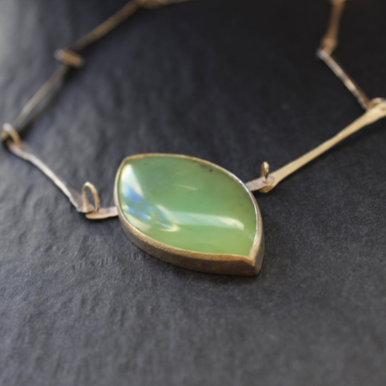 Lucy Spink - Necklace marquise Peruvian opal