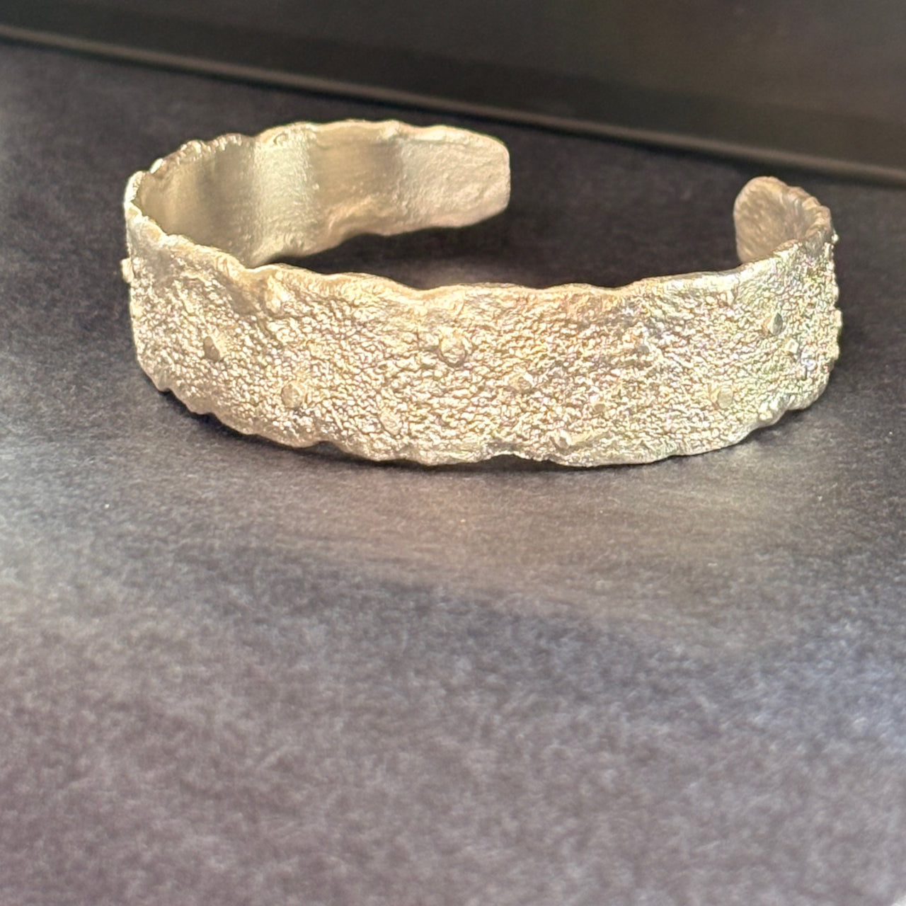 Carin Lindberg -  Textured silver cuff bracelet
