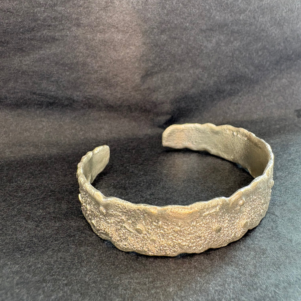 Carin Lindberg -  Textured silver cuff bracelet