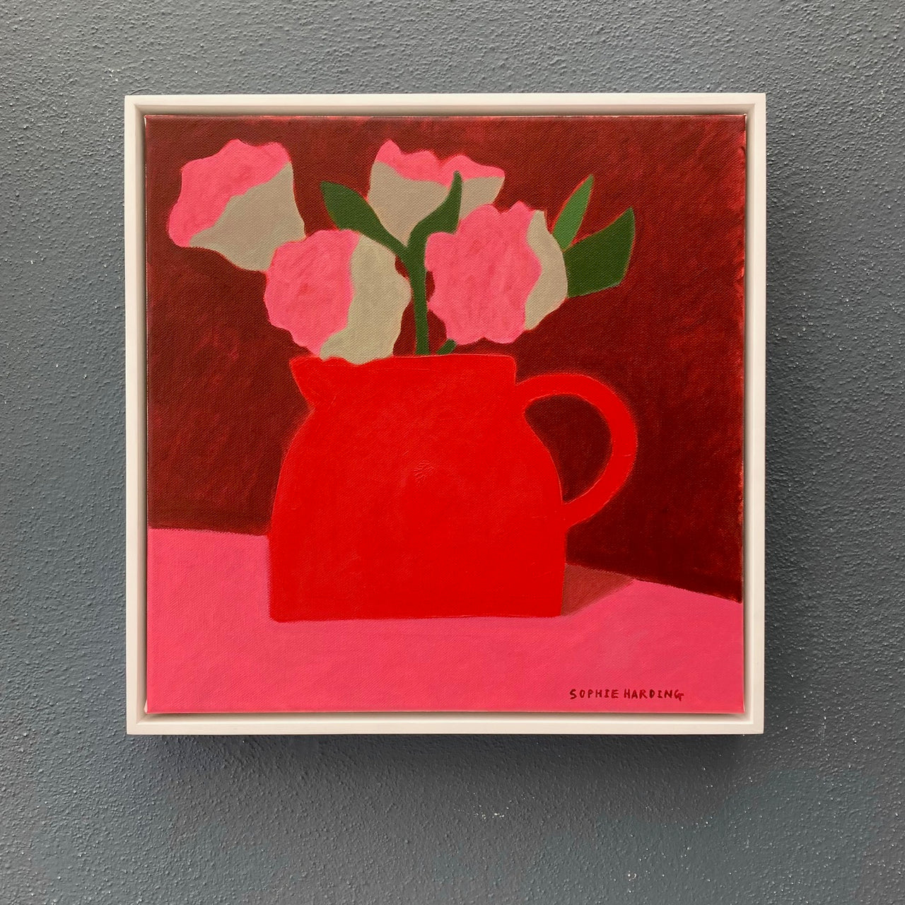 Sophie Harding - Roses in a Red Jug