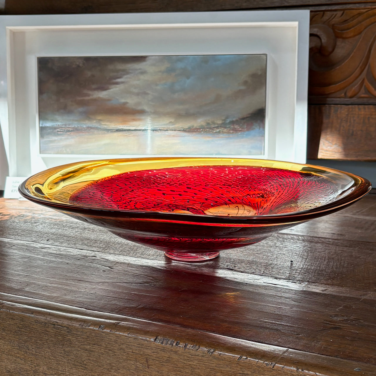Benjamin Lintell - Murano glass platter vessel