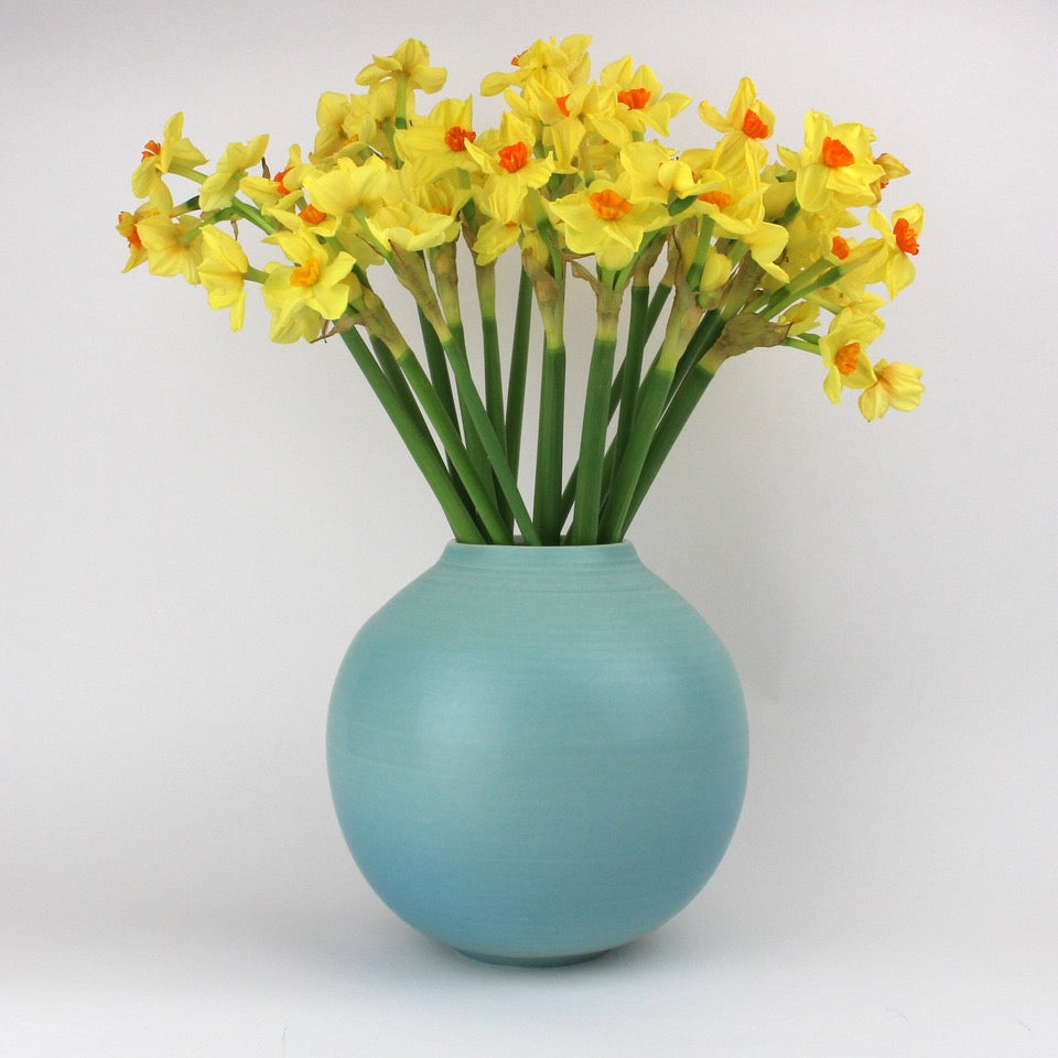 Lucy Burley - Turquoise 'Moon' Jar