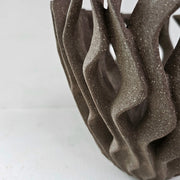 Kelp inspired shaped vessel by artist Michele Bianco.