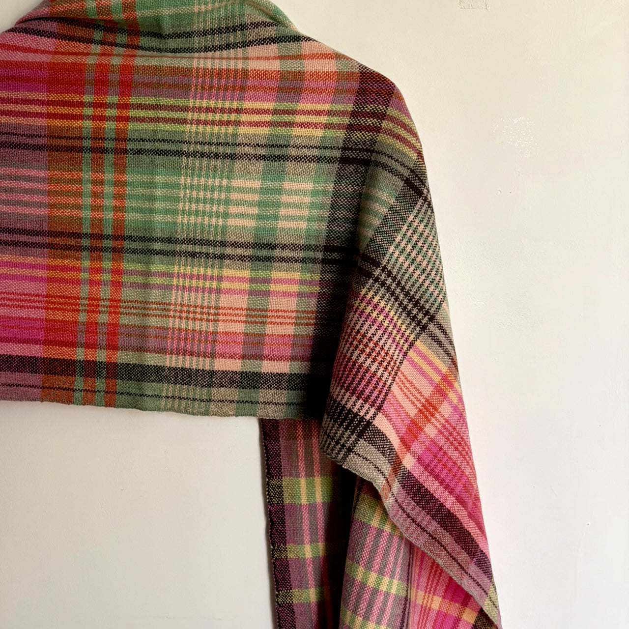 Teresa Dunne - Handwoven lambswool scarf -  Ava Gwlanek