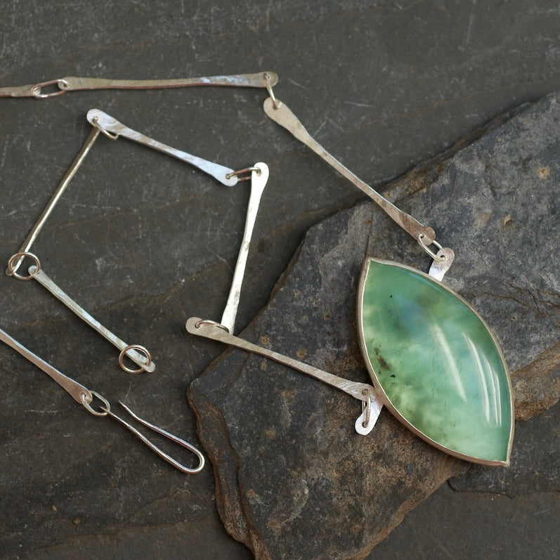 Lucy Spink - Necklace marquise Peruvian opal