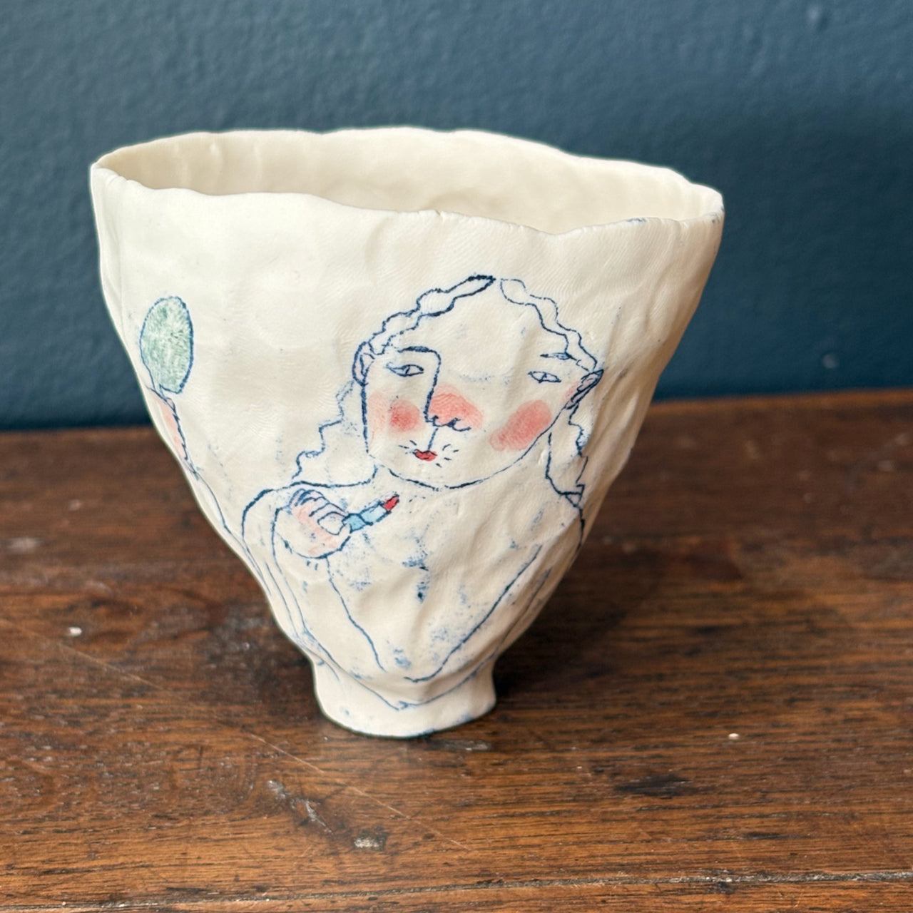 Becca Brown - 'The Makeover' pinch pot