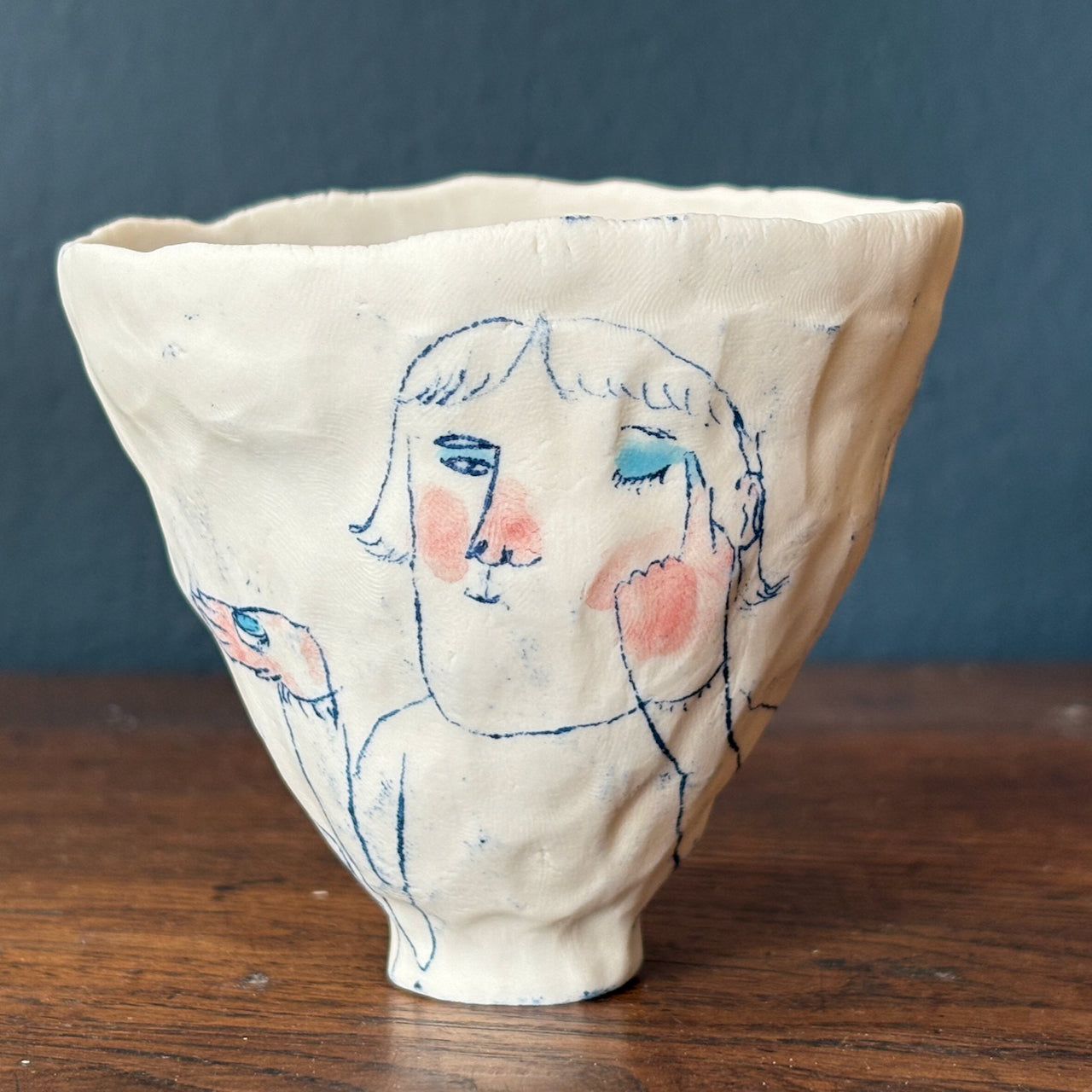 Becca Brown - 'The Makeover' pinch pot