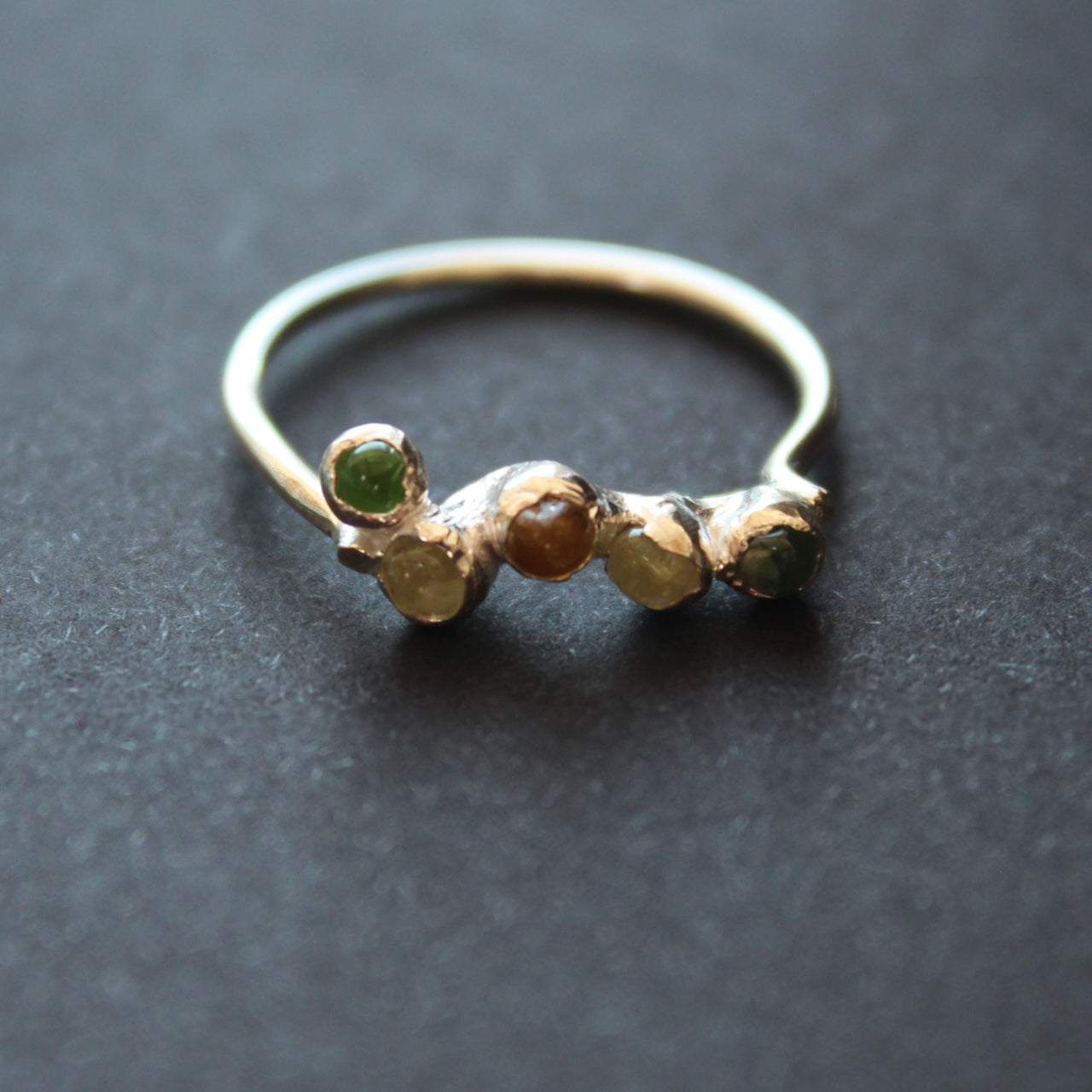 Val Muddyman - Five Seaglass ring