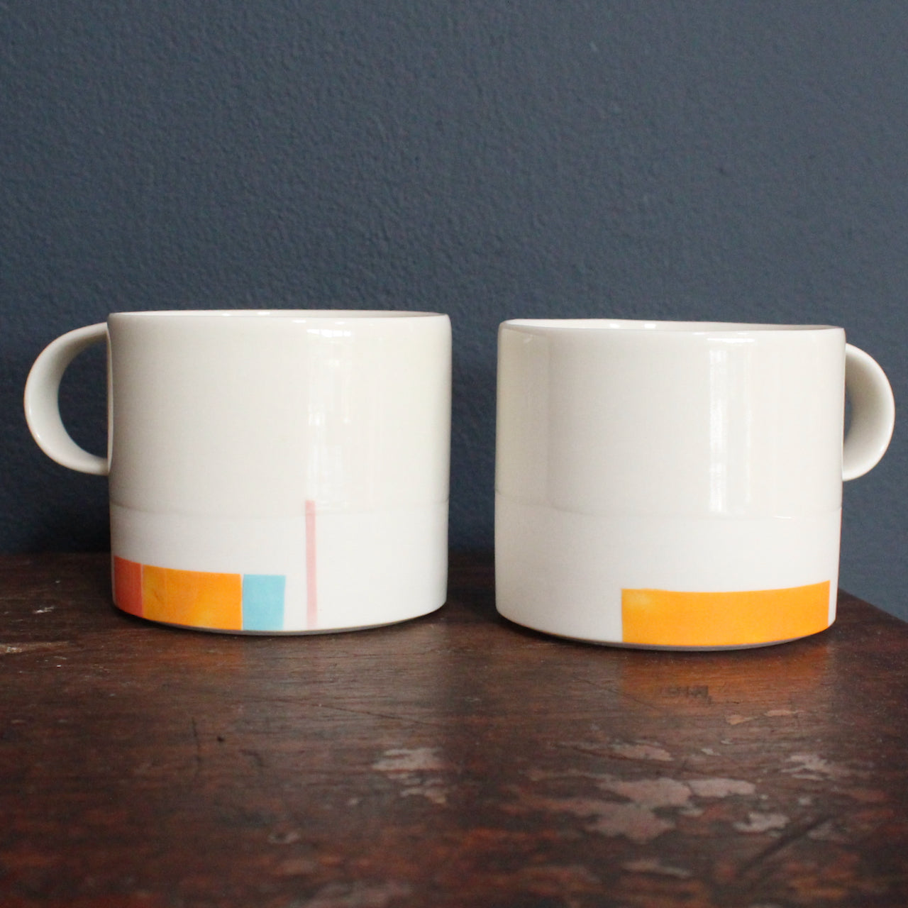 Kathryn Sherriff - By the Line Pottery - Pair of Mugs 2