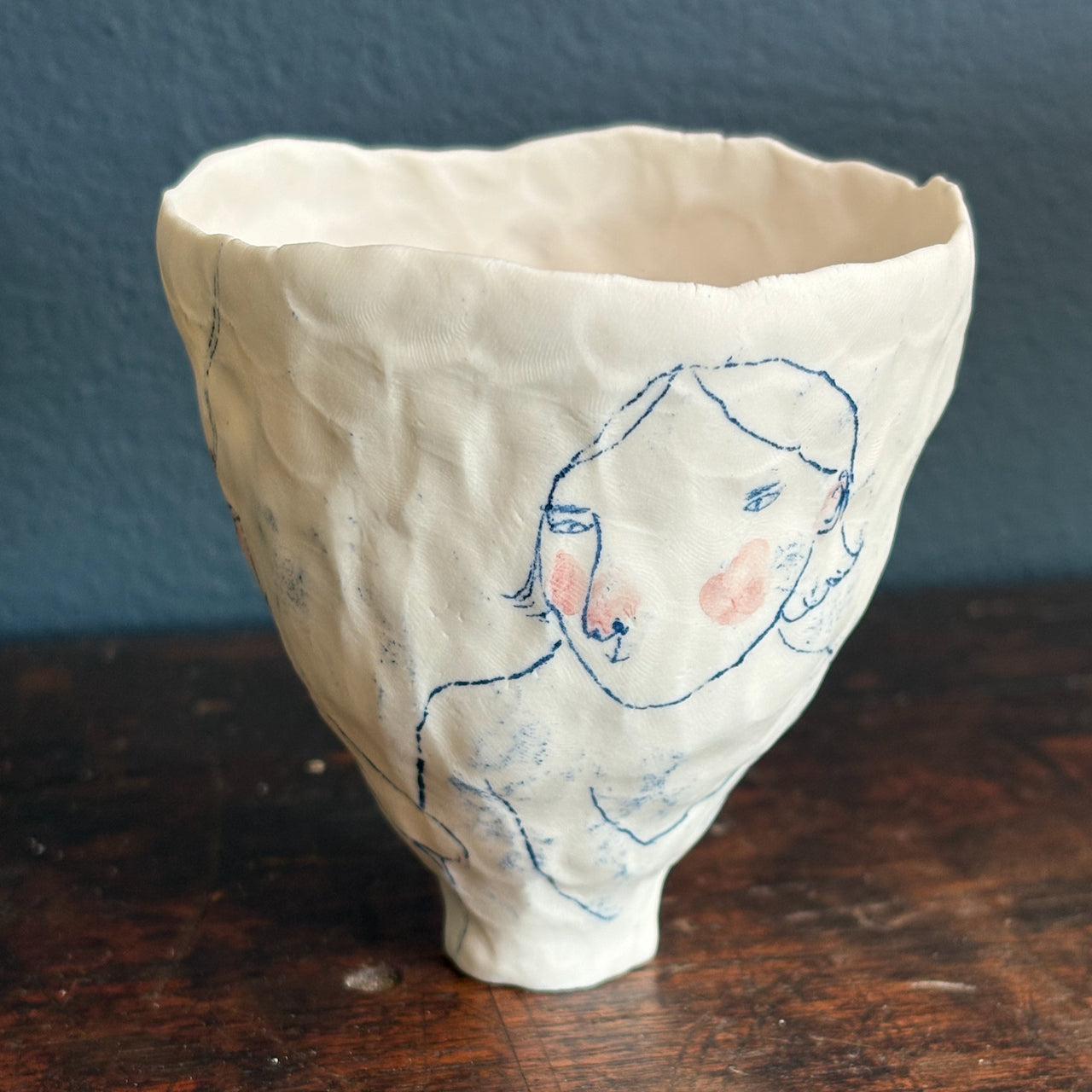 Becca Brown - 'The Smoking Area' pinch pot