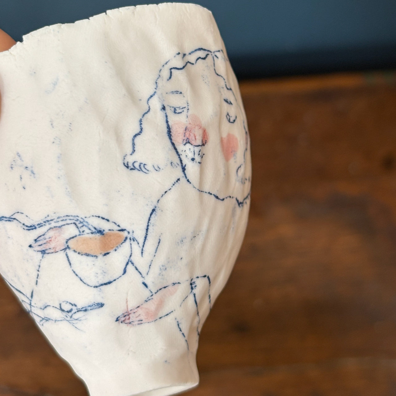 Becca Brown - 'Hot, Hot Soup' pinch pot