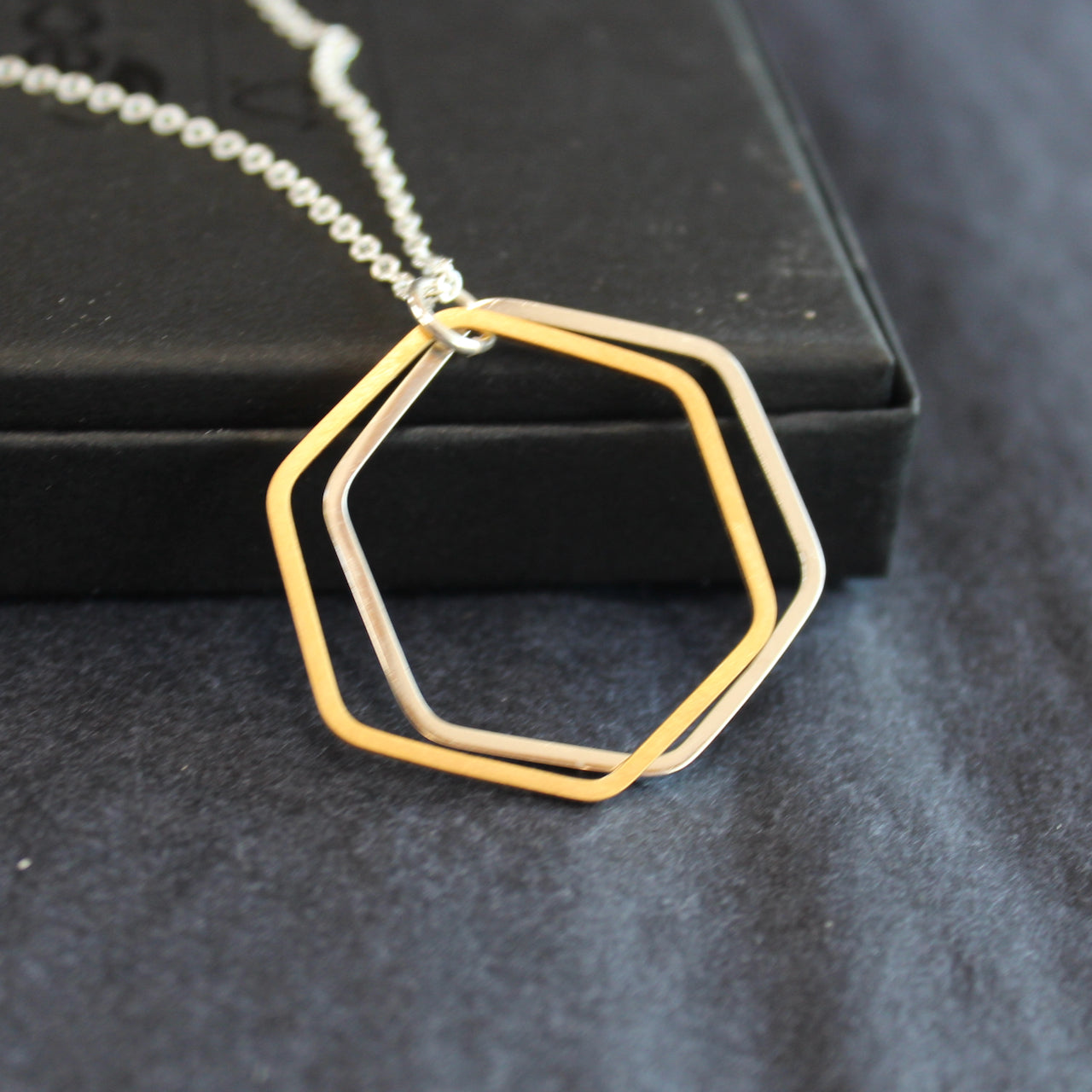 Laila Smith - Wire Double Hex Pendant