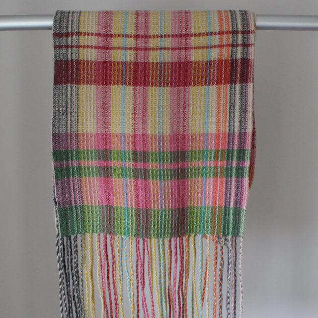 Teresa Dunne - handwoven scarf - Rosehill