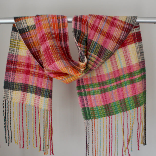 Teresa Dunne - handwoven scarf - Rosehill