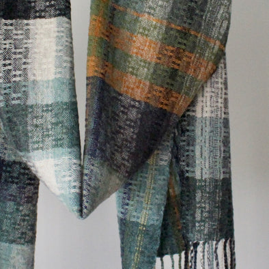 Teresa Dunne - handwoven scarf - Freathy