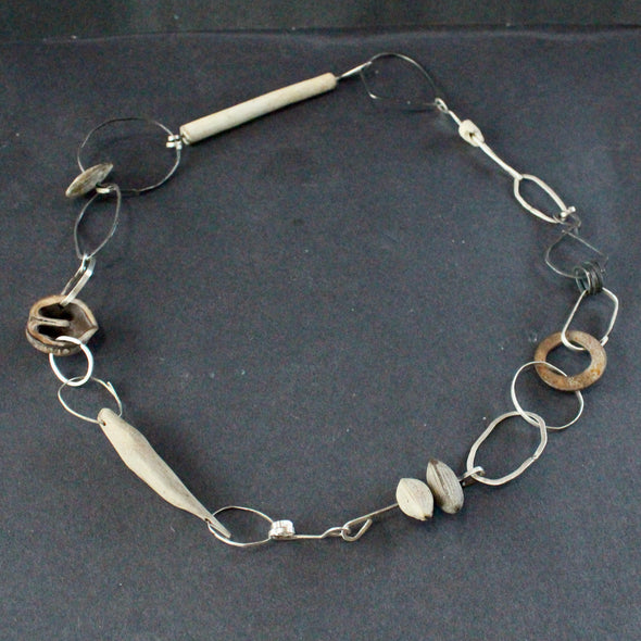 Lizzie Weir - Gathered Riverbed necklace