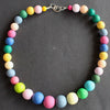 multicoloured round bead necklace by  jewellery designer Clare Lloyd