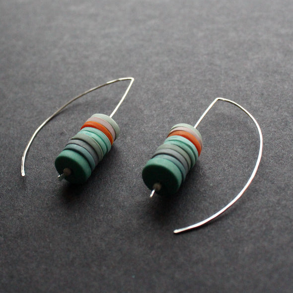The Byre Gallery-Clare Lloyd-Stacked earrings