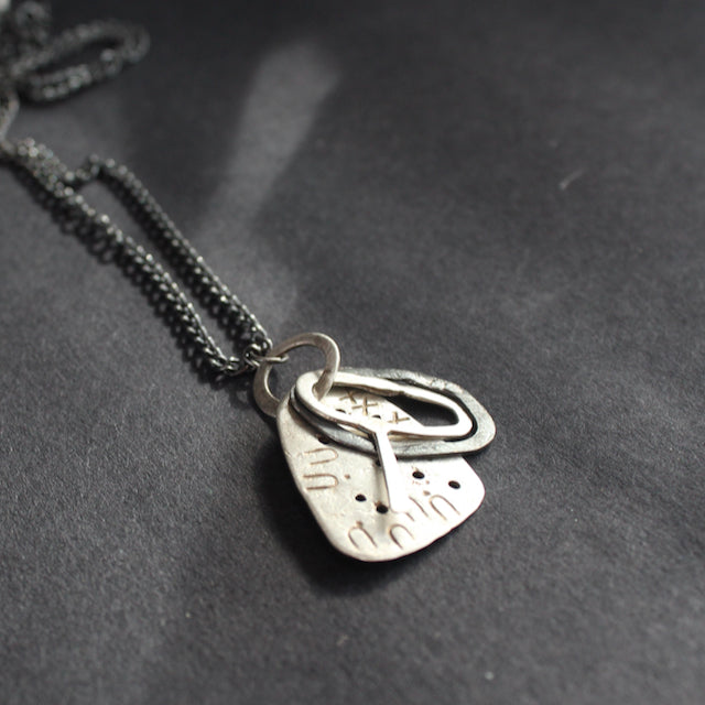Lizzie Weir - Raindrop pendant