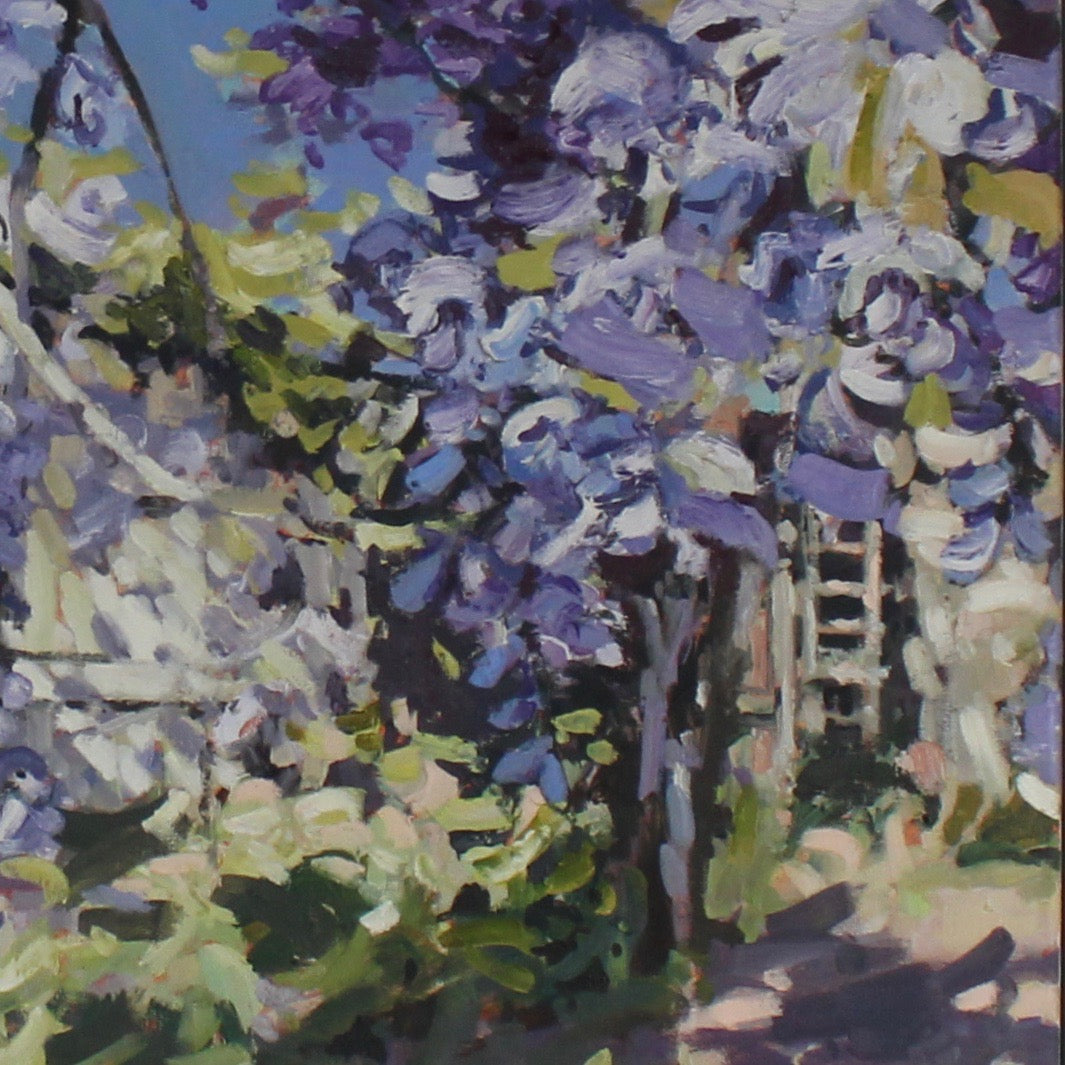 Jill Hudson - Wisteria and the Lilac Tree
