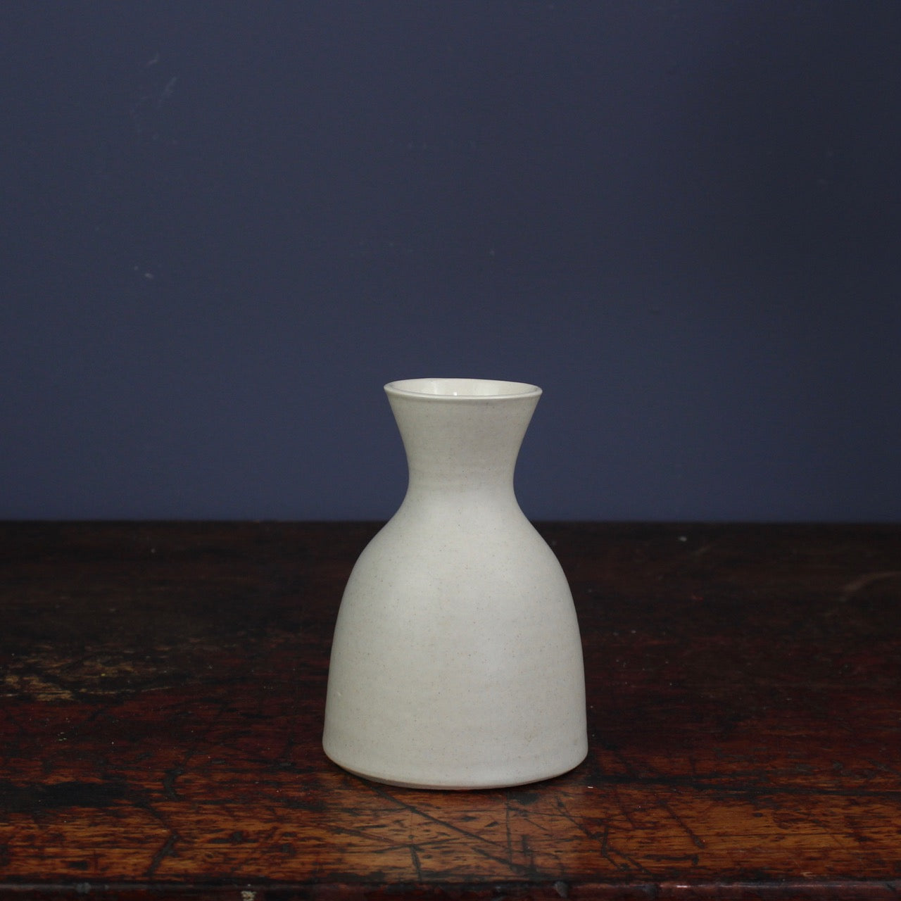 small grey curved ceramic made by Lucy Burley